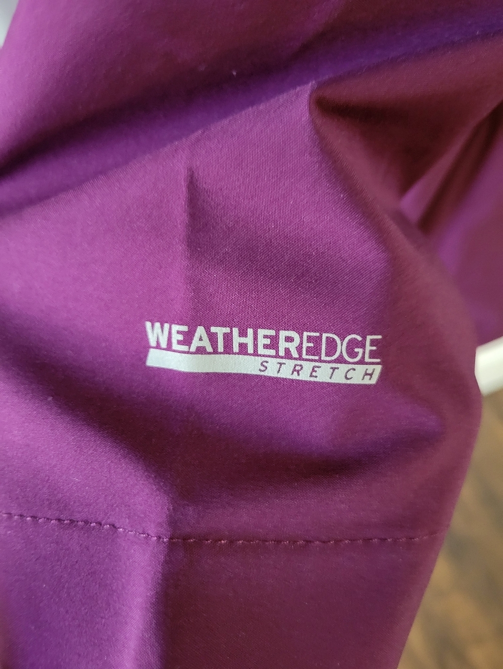 Eddie Bauer Cloud Cap Waterproof Stretch Hooded Rain Parka Women’s XL Purple - Picture 10 of 13